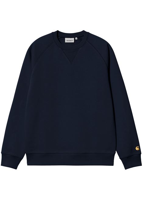 chase sweatshirt man blue mizar CARHARTT WIP | I0336602MZ.XX